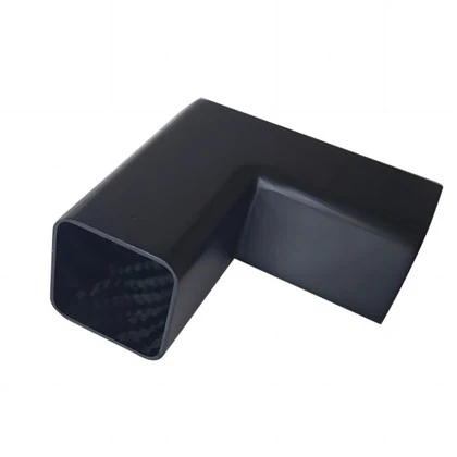 Kohlefaser-Vierkantrohr ohne Körnung