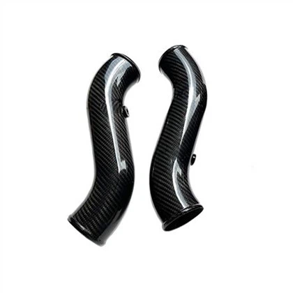 Glänzendes Kohlefaser-Ansaugrohr für Auto